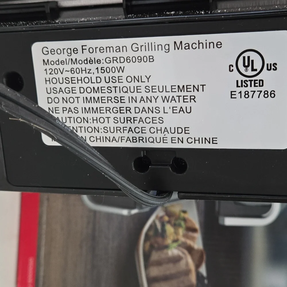 George Foreman Stainless Steel Electric Grill - Silver - Picture 4 of 5